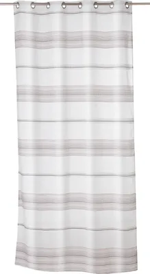 Produktbild von Ösenschal - 140 x 245 cm - Grau - Taupe - Schwarz - Weiß - Polyester