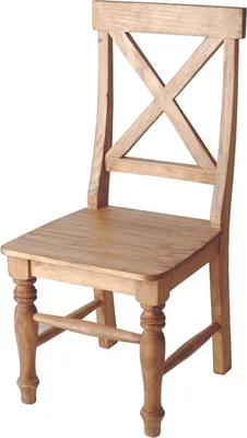 Produktbild von MiaMöbel Esszimmerstuhl Mexico Möbel 45x108x49 cm Landhausstil Massivholz Pinie Honig