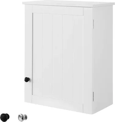 Zdjęcie produktu dla Pudełko do przechowywania leków - Praktyczne rozwiązanie do przechowywania leków - Do zawieszenia - Białe - Wykonane z MDF - 40 x 52 x 23 cm