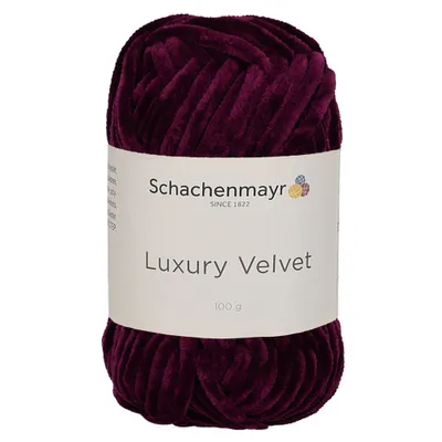 Immagine prodotto di Schachenmayr Luxury Velvet, 100 g di filati per maglieria a mano bordeaux