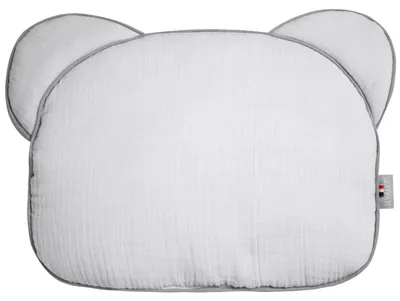 Produktbild von Flachkissen Jeanne - 27 x 35 cm - Hellgrau | by SEVIRA KIDS