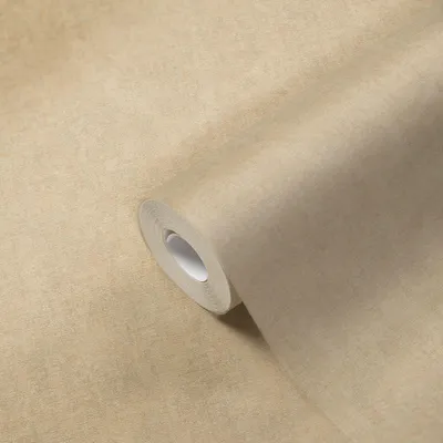 Produktbild von A.S. Creation | Uni Tapete | Vliestapete | Kollektion #Hygge | 386155 | Beige | 10.05 x 0.53 m | Einfarbig | Wohnzimmer