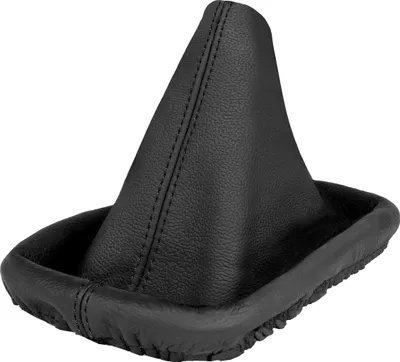 Produktbild von Schaltsack in schwarz Schaltmanschette passend für BMW 3er e46 aus 100% Echtleder