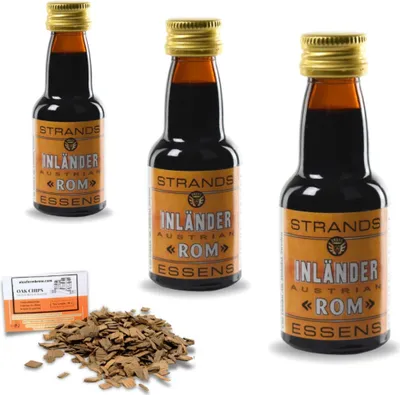 Produktbild von 3 x Inlander Rum Essenz 25ml Wodka-Essenz – Wodka-Aroma, Aromaessenz, Wodka-Extrakt