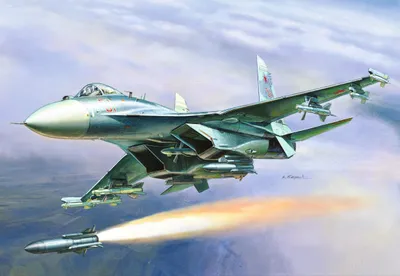 Productafbeelding van Modelbouwpakket vliegtuig 7295 – SU-27SM (schaal 1:72)
