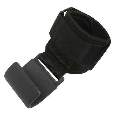 Produktbild von Gewichtheben Haken Heavy Duty Heben Handgelenk Riemen Gewichtheben Griffe Riemen Handschuhe Handgelenk Unterstützung für Gym Workout (schwarz)