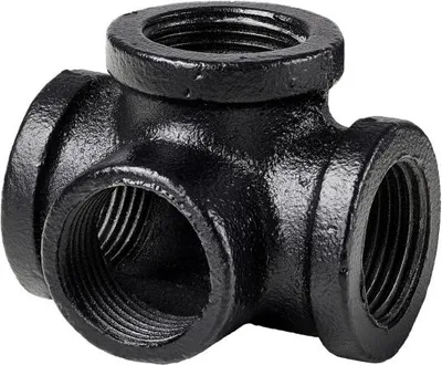 Produktbild von Dolle Eckverbinder für Pipe-Regalsystem 90° 20 mm (3/4) schwarz matt 4 Stück