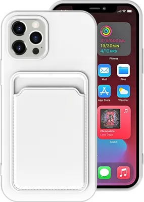 Produktbild von König Design Hülle kompatibel mit Apple iPhone 13 Pro Max Kunststoff Soft Handyhülle - Handy Case Weiß