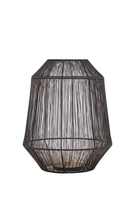 Immagine prodotto di PTMD Justy Portacandele - 28x28x38 cm - Ferro - Nero