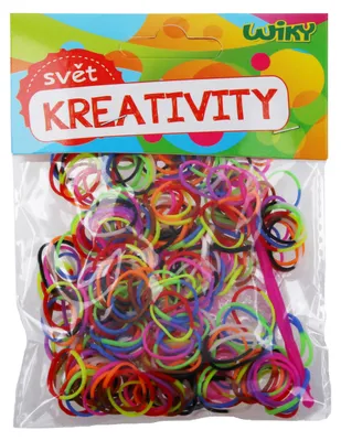 Imagen del producto de Gomas mágicas trenzadas Mezcla de colores bicolor 300 piezas + Accesorios