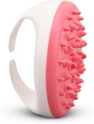 Obrázok produktu pre Masážny kartáč na celulitídu, silikón, šetrný k pleti, na peeling a masáž, ideálny pre citlivú pleť