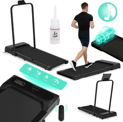 Zdjęcie produktu dla Bieżnia Walking Pad z uchwytem, 10 km/h, pod biurko