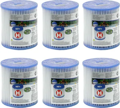 Immagine prodotto di 6x INTEX 29007 Tipo H PureSpa Easy Set filtro di ricambio per piscina spa idromassaggio 6-pack