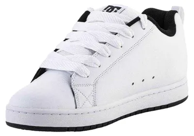 Image de DC - Baskets « Graffik » pour homme, cuir PP10678 (42,5 EU) (blanc)