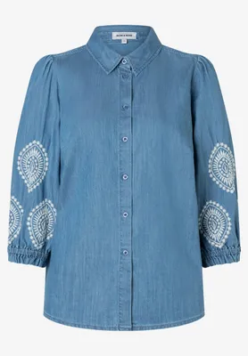 Produktbild von MORE & MORE Embroidered Denim Bl 0962 middle blue 36