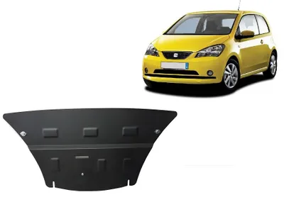 Obrázok produktu pre Ochranný kryt podvozku pre motor a prevodovku, vyrobený z ocele, pre vozidlá Seat Mii – modelové roky 2011 – 2026