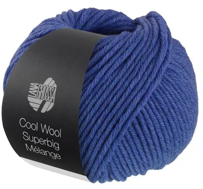 Produktbild von Lana Grossa - Cool Wool Superbig Melange 0207 blau meliert