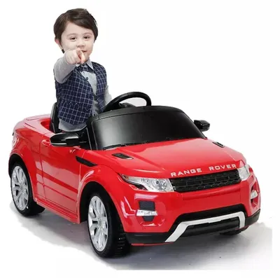 Produktbild von Rastar - Ride-On Elektroauto für Kinder - Range Rover Evoque (rot) fahrbar Spielzeugauto