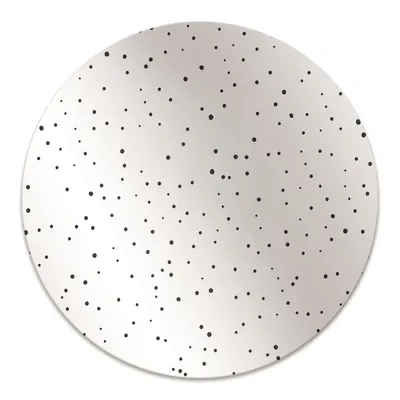 Obrázok produktu pre Okrúhla Podlahová ochranná podložka - Ochranná podložka pod stoličku - Podlahová podložka - 140x100 cm - Chaotické bodky