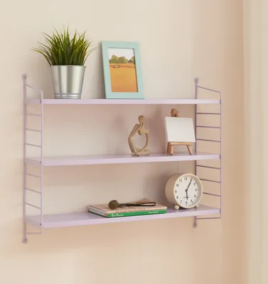 Immagine prodotto di Scaffale a muro modulare 'Strängnäs' in acciaio 50 x 60 x 15 cm Viola