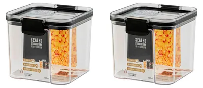 2er-Pack luftdichte Vorratsbehälter, 1,9 l, B