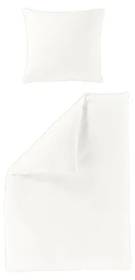 Produktbild von Traumschloss Satin Bettwäsche  uni 155 x 220 cm weiß UNI, unifarben