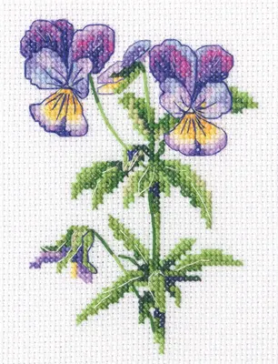 Obrázek produktu pro Sada pro výšivku křížkem RTO "Viola", 8,5 x 12 cm
