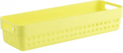 Produktbild von Plastikkorb Terra Mix Farben 23,5x7,5x5 cm