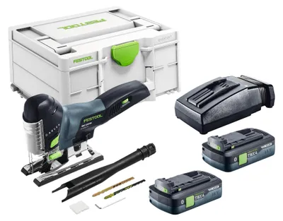 Produktbild von Festool PSC 420 EB-Basic Akku Pendelstichsäge 18 V 120 mm Brushless + 2x Akku 4,0 Ah + Ladegerät + Systainer