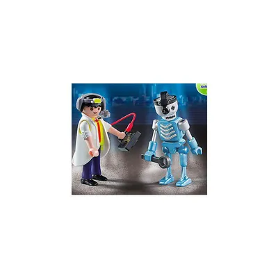Produktbild von PLAYMOBIL 6844 - Duo Pack Professor und Roboter
