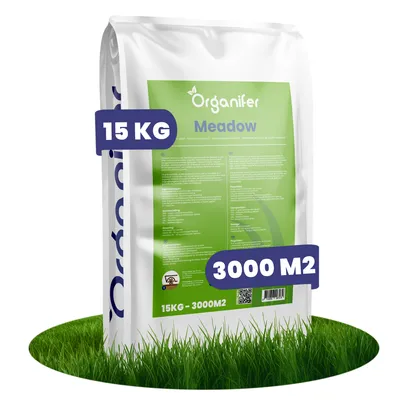 Zdjęcie produktu dla Nasiona Trawy Pastewnej Meadow – dla Koni i Drobnych Zwierząt Hodowlanych (15 kg na 3000 m2) - Organifer