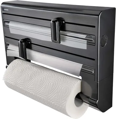 Productafbeelding van LEIFHEIT Wandrolhouder Parat Black 115793 4006501257949