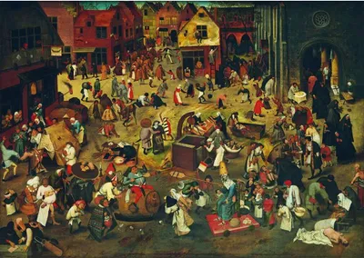 Obrázek produktu pro BLUEBIRD puzzle bitva mezi masopustem a půstem ( 1559) 1000 dlks