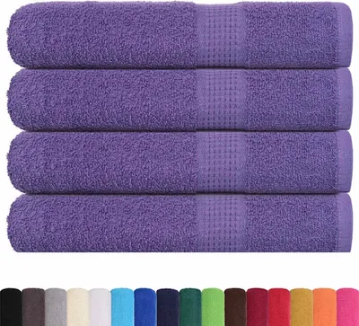 Immagine prodotto di Asciugamani per sauna FROGN 4 pezzi Viola 80x200 cm 360 g/m²