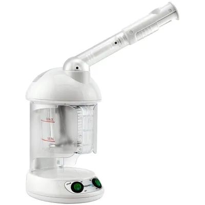 Produktbild von Gesichts-Dampfer tragbar, Nano-Ionen Gesichtssauna mit 260 ml Wassertank, Tiefenreinigung & Hautpflege, 360° schwenkbarer Arm