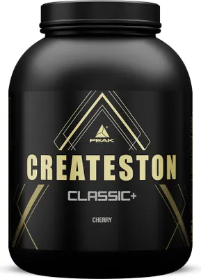 Produktbild von Createston Classic+ - 3090g : Cherry I Pulver + Kapseln I Post Workout I ALL in One Vollversorgung I Protein (Eiweiß/Eiweiss) -  (Whey Isolat I Whey Hydrolysat I Collagen) I Aminosäuren I Creatin (Kreatin) I Kohlenhydrate I Pflanzenextrakte (Tribulus Terrestris I Fenugreek ) I Muskelaufbau I Gewichtszunahme