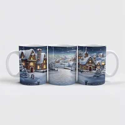 Image de raxxa Mug premium "Village de Noël