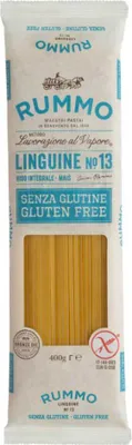 A package of Rummo Linguine No. 13 gluten-free pasta.