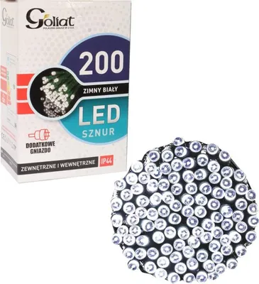 Immagine prodotto di Albero di Natale da esterno 200 LED, bianco freddo, con presa supplementare, alimentazione di rete, 995 cm