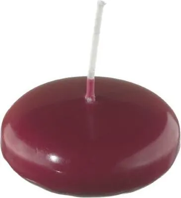 Produktbild von Schwimmkerzen Rotbraun 24 x Ø 60 mm, 20 Stück