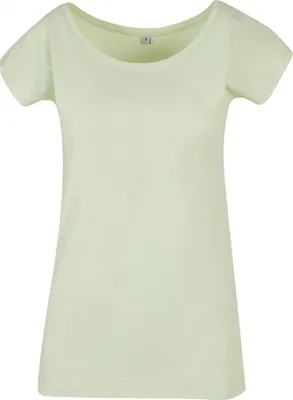 Produktbild von Build Your Brand Basic BB013 | LadiesŽ Wide Neck Tee Rundhalsausschnitt - Farbe: Light Mint - Größe: 3XL