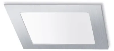 Immagine prodotto di Forlight - Faretto da incasso a soffitto Easy CCT Square Recessed 170x170 Alluminio, polistirene nichel satinato, OPAL