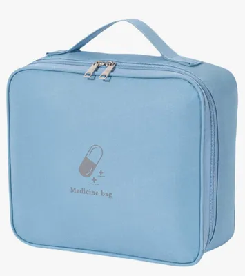 Produktbild von Payato Notfalltasche groß - Tragbarer Erste-Hilfe-Organizer für Medizin, Medikamente & Notfalltapotheke, Blau