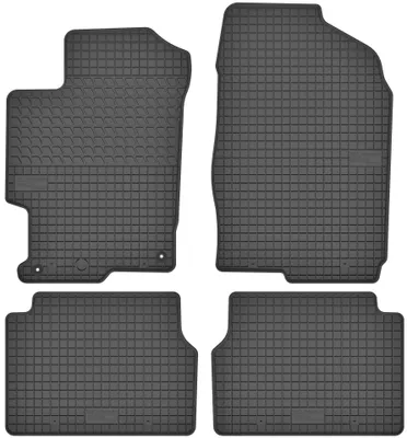 Productafbeelding van Rubberen automatten voor Mazda 6 I GG-GY 2002-2008 (stationwagen/sedan/liftback) – 4-delig, zwart, op maat