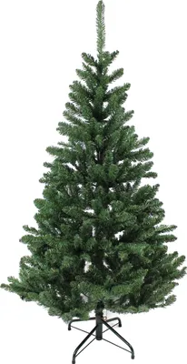 Produktbild von Künstlicher Weihnachtsbaum PVC 150cm mit Metall Ständer 480 Zweige Tannenbaum
