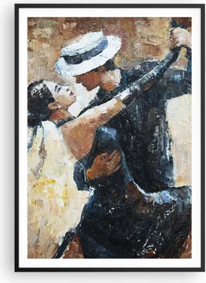 Produktbild von Gerahmtes Poster - Schwarzer Rahmen - tanzen sie - 70x100 cm - Wand Bild - Wanddeko - Wandbilder - Kunstposter - Wandposter - Bilderrahmen - Bilder - Kunstdruck - Wandbild - P2BPA70x100-3773