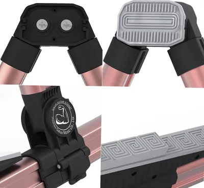 Zdjęcie produktu dla Eujgoov Składany, regulowany, uniwersalny statyw gitarowy, przenośny statyw ze stopu aluminium w kształcie litery A do akustycznego basu elektrycznego, z szeroką kompatybilnością, lekki i kompaktowy