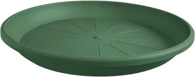 Produktbild von Rund Untersetzer aus Kunststoff in Olivgrün - Durchmesser 37 cm