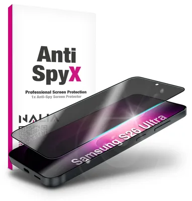 Image de Film de protection d'intimité NALIA pour Samsung Galaxy S26 Ultra – Dureté 9H et résistant aux rayures – Protection d'intimité intégrale – Marque berlinoise