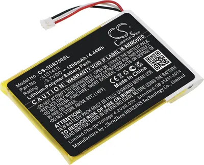 Zdjęcie produktu dla TECHTEK Bateria kompatybilny z [Sony] MDR-DS7500 zastępuje LIS1410